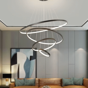 Suspension circulaire style Kepler pour séjour